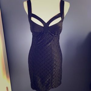 Caprices cutout mini dress